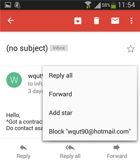 Cách chặn triệt để thư rác trong Gmail Android