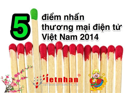 5 điểm nhấn nổi bật của TMĐT Việt Nam trong năm 2014